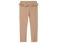 Lil Atelier rugby tan leggings